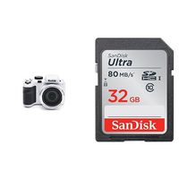 Kodak PIXPRO Astro Zoom AZ421 16 MP Digital Camera with SanDisk 32GB Memory Card (White)