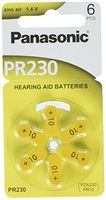 60 Panasonic Hearing Aid Batteries Size: 10 + Keychain