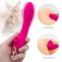 Thrusting & Sucking Toys for Women Vibrantor Tongue Sucking and Telescopic Vibranting Wand Mass-Age Sexy Oral Clitorials Simulator Adullt Game Six Toys for Couples Female Waterproof T-Shirt
