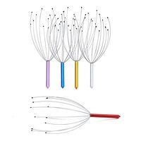 Scalp Massager,Hand Held Scalp Head & Neck Massager,Pack of 5(Colors May Vary)