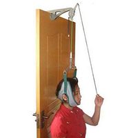 DSHUJC Neck Cervical Traction Device - Door Suspension with Cervical Tractions Device Home Stretching Adult Pull Necks Correction Traction Frame Pain Relief