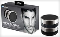 IHIP Steel Sound Portable Bluetooth Speaker (Silver)