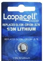 LOOPACELL 1 1/3N Battery Replacement for DL1/3N CR1/3N 3V Lithium Batteries
