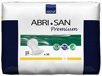 Abena Abri-San Premium Incontinence Pads, Size 7 - Super, 30 Count