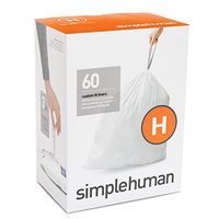 SIMPLEHUMAN LINER H 60PK (Pkg of 3)