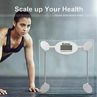 Wavecurl 180kg/396lb Digital Personal Bathroom Body Glass Weight Heath Fitness LCD Scale
