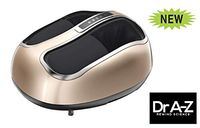 Heated Foot Massager Shiatsu Machine with Deep-Kneading, Remote Control Under Desk Foot Massager with Heat Plantar Fasciitis Compression Pain Relief Foot Massager with Heat, dr a-z