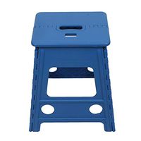 Portable Bathroom Folding Bath Stool, Elderly Disabled Children's Bathroom Plastic Color Stool Independent Flow Assist (Size : L)