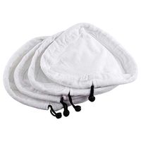 4Pcs Mop Replacement Cover, Cotton Pad Terry Cloth Refills 12.5" x 11", Micro Fibre Washable Clean Reusable Replacement Terry Cloth Mop Covers