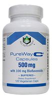 AlchePharma Pureway-C 500 Mg W/ Bioflavonoids, Veg Caps.