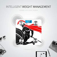 LYAOE Bluetooth Body Fat Scale Kneeling Spartan Warrior Smart Wireless Scale with LCD Display Measuring Body Weight Bmi and Health Digital Scale