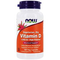 Now Foods - Vitamin D Vegetarian Dry 1000 IU - 120 Vegetarian Capsules