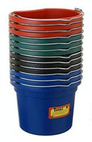 Tough 1 Flat Back Bucket, Red, 8-Quart