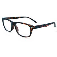 In Style Eyes Seymore Retro BiFocal Reading Glasses Clear Tortoise 2.00
