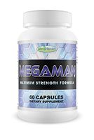 Natural Men Testosterone and Nitric Oxide Booster Supplement! Support Muscle Growth Naturally with UltraHealth Megaman Capsules! Highest Quality, NO fillers, NO Binders, NO Artificial Ingredients!