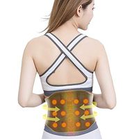 ZFF Back Support Belt Lower Back Brace with Adjustable Straps and Built-in Splints, Lumbar Belt for Pain Relief and Injury Prevention (Size : M)