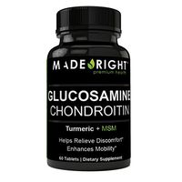 Premium Quality, Highly Effective Glucosamine Chondroitin Turmeric + MSM Supports Joint Structure, Function and Comfort, Feel The Results!