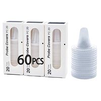 60PCS Ear Thermometer Probe Covers Disposable Thermoscan Refill Cap Lens Filters Digital Thermometers Cover Earmuffs for Kids Adult