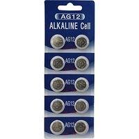 AG12 386 Button Cell Watch Batteries (10 Pack)