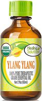 Organic Ylang Ylang Essential Oil (100% Pure - USDA Certified Organic) Best Therapeutic Grade Essential Oil - 60ml