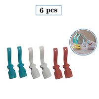 Yimeezuyu Lazy Shoe Helper 6 Pcs Shoe Lifting Helper Shoe Horn Wear Shoe Helpers Easy on Easy Off Travel Shoehorn Shoe Helper for Men, Women and Kids