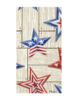 Boston International 32 Count 3-Ply Paper Guest Towel Buffet Napkins, Patriotic Barn Star