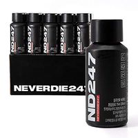 [NEVERDIE] ND247 Powerful All in One Drinks Korean Hangover Hydration Cure Morning Recovery Energy Drink [2.5oz / 75ml] * 10ea Before During After Drinking Blueberry Tasted