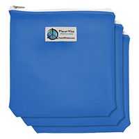 Planet Wise Tint Quart Bag - 3-Pack - Zipper (Blue)