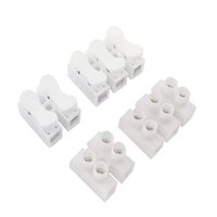 JABINCO 100Pcs 2P CH2 + 3P CH3 Quick Connector Spring Wire Connector Screw Terminal Barrier Block for LED Strip Light Wire Connecting