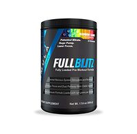 FULLBLITZ by Build Fast Formula | Fully Loaded Pre Workout | Energy Booster Plus Nootropic Blend | Nitric Oxide Boosting Supplement for Increased Energy, Focus, and Muscle Pump (Rainbow Candy)