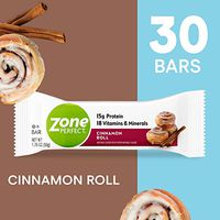 ZonePerfect Protein Bars, Cinnamon Roll, High Protein, With Vitamins & Minerals (30 Count)