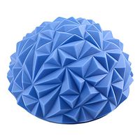 Berryhot Anti-Slip Foot Hnad Body Massage Ball Half Ball Massage Mat Exercise Balance Point Trigger Point Stress Relief for Gym Yoga Pilates (Blue)