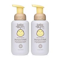 Baby Bum Shampoo & Wash | Tear Free Foaming Soap for Sensitive Skin with Nourishing Coconut Oil | Natural Fragrance | Gluten Free and Vegan | 12 FL OZ | 2 Pack