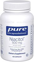 Pure Encapsulations - Niacitol 500 mg - Hypoallergenic No-Flush Niacin to Support Digestion, Hormone Synthesis, and Tissue Formation - 60 Capsules