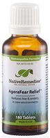 Native Remedies AgoraFear Relief - Natural Homeopathic Formula Relieves Fear & Anxiety in New Environments - Temporarily Relieves Sweating, Trembling or Shortness of Breath - 180 Tablets