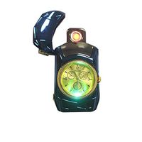 Electric Lighter Car Model Watch Lighter Coil Fast Ignition Windproof Flameless Cool Men's Toys Collection USB Rechargeable Great Presents