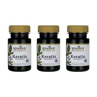 Swanson Keratin 50 mg 60 Caps 3 Pack