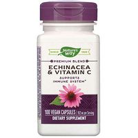 Natures Way Echinacea and Vitamin C - 492 mg - 100 Capsules -pack of 1