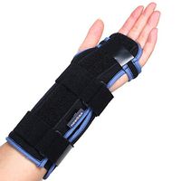 Velpeau Carpal Tunnel Wrist Brace -Night Sleep Wrist Support for Men, Women, Tendonitis, Arthritis, Broken, Sports Injuries Pain Relief -Removable Splint -Adjustable Ergonomic Fit(Left Hand,Large)