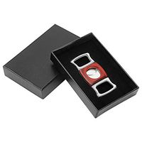 Double-edged Cigar Cutter Stainless Steel Cherry Wood Cigar Cutter