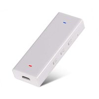 Yesbaby Mini Portable HiFi Audio Bluetooth Amplifier Earphone Headphone 3.5mm AUX Stereo (Color : White)