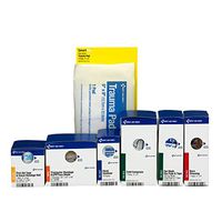 ANSI 2015 Retro Refill Pack for Medium Metal General Business Cabinet - First Aid Cabinet Refills First Aid Kits for Businesses Restaurants