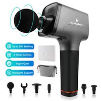 Healthfort Massage Gun Muscle Massager for Pain Relief & Recovery, 3 Massage Modes with 4 Adjustable Speeds, Handheld Electric Body Massager High-Torque Brushless Motor (Cordless)