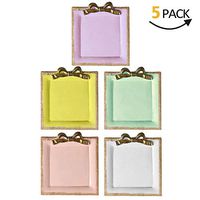 QTKJ Fashion Butterfly Small Square Cake Dessert Plate for Party Decor Home Jewelry Resin Dish Wedding Birthday Plate Gifts Set of 5 (Colorful)