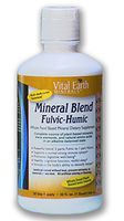 Vital Earth Minerals Mineral Blend Fulvic-Humic -32 Fl. Oz. - 1 Month Supply - Vegan Liquid Ionic Trace Mineral Multimineral Supplement - Almost Tasteless - Whole Food Plant-Based Ionic Minerals