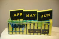 Calendar Sponge - (12 pack) - One Year Supply