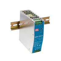 Single Output Industrial DIN Rail Power Supply, 48 Volts 2.5 Amps 120 Watts