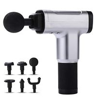 kouye- Six-Heads Fascia Gun Muscle Relaxer Electric Shock Massage Machine Electric Massagers Silver