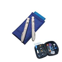 Medicool Poucho Diabetic Wallet+Daily Diabetic Organizer Bundles | PDP+DAILYBundle-Blue