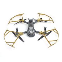 AerialTEK - DJI Mavic Pro Quick-Release Propeller Guards Protectors Shielding Rings Bumpers for DJI Mavic Pro Fortress Design. Set of 4 (Gold)